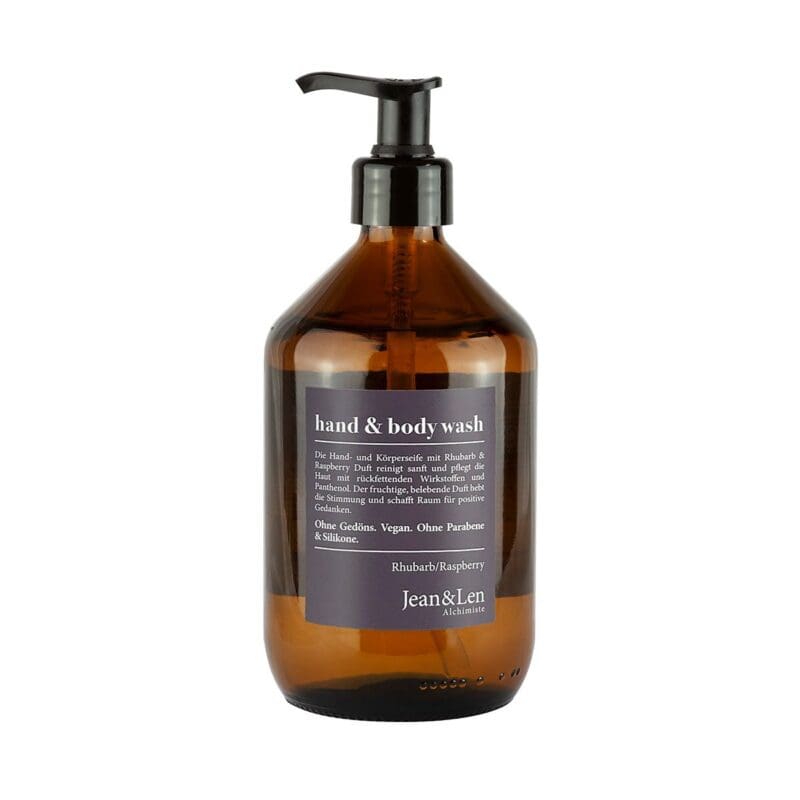 jean len Hand and Body Wash Rhabarber Himbeere