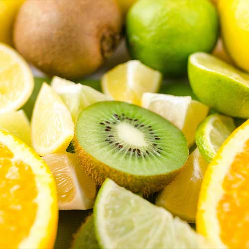 Zitrone Kiwi Limette Vitamin C