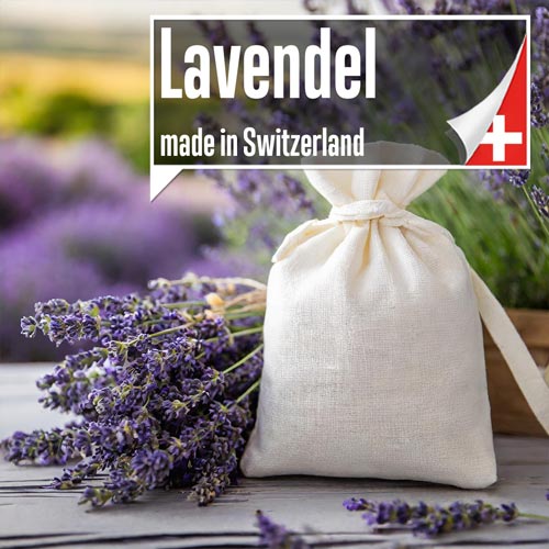 Lavendel Mottensäckchen mit 100% reiner Arvenfüllung
