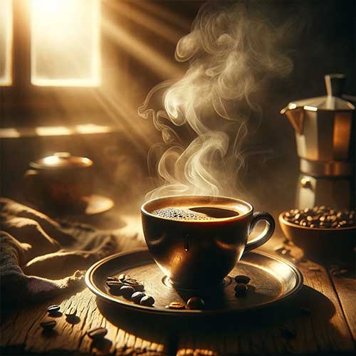 Kaffee Koffein Müde Energie Tasse Dampf