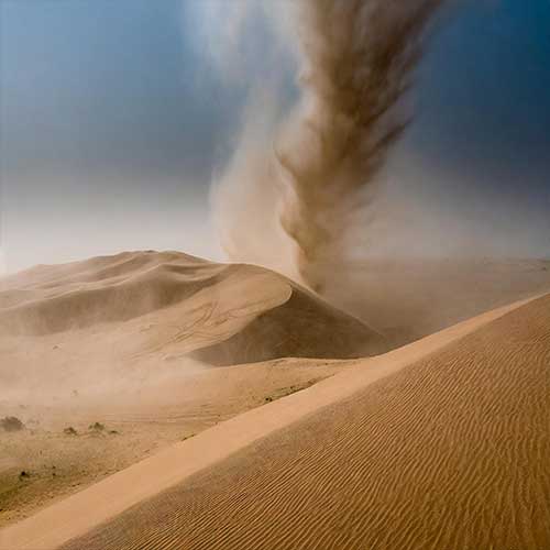 Sandsturm Sahara Saharastaub
