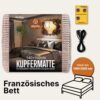Kupfermatte für das Bett 140x190 cm